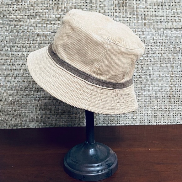 🌟HP🌟NWOT Aeropostale Tan Corduroy Bucket Hat OS - Picture 7 of 11